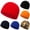 Army Green, variant on Men Winter Solid Color Fleece Cap Outdoor Climbing Cycling Windproof Beanie Hat
