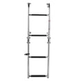 thumbnail image 2 of Pontoon Boat Ladder, 4 Step Heavy Duty Welded Swim Step Telescoping  for Swimming Pools Docks for Marine Pontoon Boat, 2 of 8