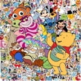 thumbnail image 2 of Pegatinas de dibujos animados de Disney para niños, calcomanía de Mickey Mouse para monopatín, teléfono, portátil, 50/100 piezas, 2 of 4