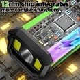 thumbnail image 2 of Hand Crank Emergency Radio 37000mwhsolar Portable Noaa Am Fm Weather With 3mode Flashlight And Reading Light Cell Phone Home Distress Signal (green), 2 of 7