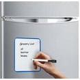 thumbnail image 3 of Cerem Magnetic Dry Erase Board, 6" x 8", Blue Frame with Marker & Magnets - Portable for School, Home, Office, 3 of 9