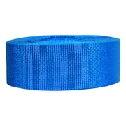Strapworks Lightweight Polypropylene Webbing - Poly Strapping for Outdoor DIY Gear Repair, Pet Collars, Crafts – 2 Inch x 50 Yards - Pacific Blue