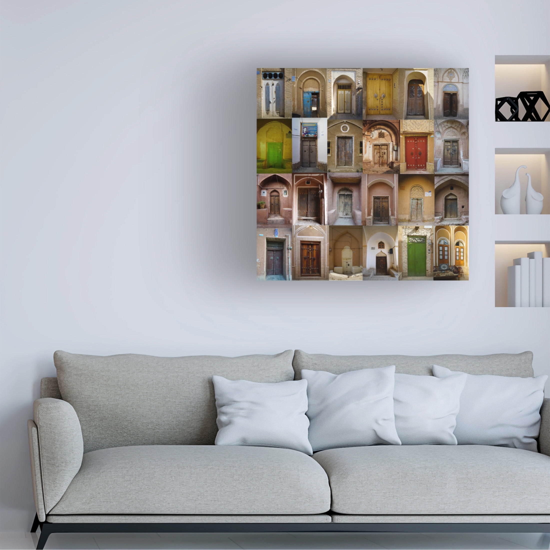 Trademark Fine Art Fatma GOKMEN Iranian Doors Canvas Wall Art