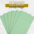 thumbnail image 2 of Crown Display Sage Green Scalloped Napkins Disposable 100 Pcs 3-Ply Sage Green Scalloped Dinner Napkins Disposable Decorative for Dinners & Parties, Paper Guest Towels for Bathroom & Party Supplies, 2 of 6