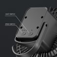 thumbnail image 2 of Ventilador de techo Batería de escritorio recargable 3 velocidades ajustable para acampar al aire libre Likrtyny Libre de BPA, 2 of 5
