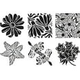 thumbnail image 2 of Cedar Canyon Rubbing Plates - Set of 6, Garden Flowers, 2 of 3