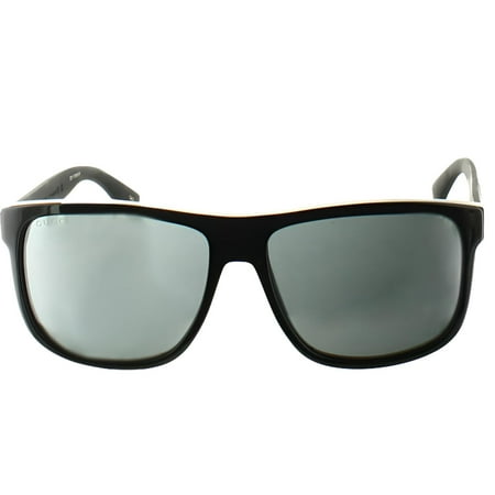 Gucci GG0010S 001 Unisex Rectangle Sunglasses