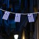 thumbnail image 2 of Greece Hanging Banner Sports Events National Banner Greece String Flag Pennant Banner Small Mini Greek Flags Bunting Banner National Country Decoratio, 2 of 3