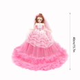 thumbnail image 4 of Vestido de novia grande de 15 pulgadas, muñeca de princesa, caja de regalo para niñas, juguetes para niños, adornos familiares, regalos de cumpleaños para niños y niñas., 4 of 6