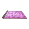 thumbnail image 2 of Ahgly Company Indoor Square Oriental Purple Traditional Area Rugs, 3' Square, 2 of 4