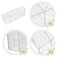 thumbnail image 3 of HEALEEP Organizador Transparente Para Brochas De Manicura Con Compartimentos Y Gran Capacidad, 3 of 8