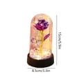 thumbnail image 3 of Light-Up Eternal Rose in Glass Dome, Preserved Rose Gift for Women, Birthday and Valentine's Day Gift for Mom, Wife, and Girlfriend, 3 of 6