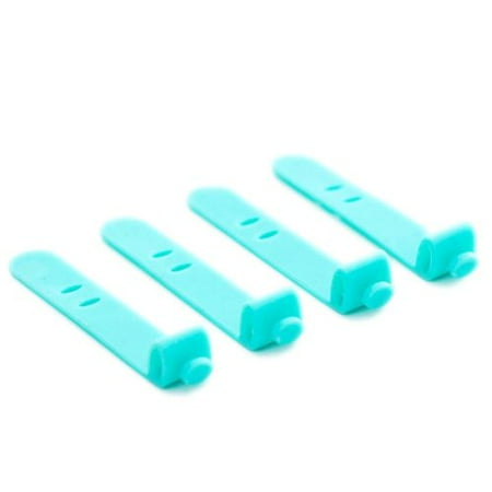 SHIYAO 4Pcs Cord Organizer Cable Straps Clips Wire Ties Earbuds Earphone Headphone Headset Wrap Winder Holder Keeper Manager