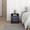 Blue, variant on TUHOME Eter Nightstand with Two Drawers, Open Storage Shelf and Spacious Top Surface