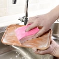 thumbnail image 4 of Paños de esponja de 24 piezas con forma de paño de esponja toallitas de absorción de agua Esponja plumero Esponja de limpieza de cocina (patrón aleatorio), 4 of 5