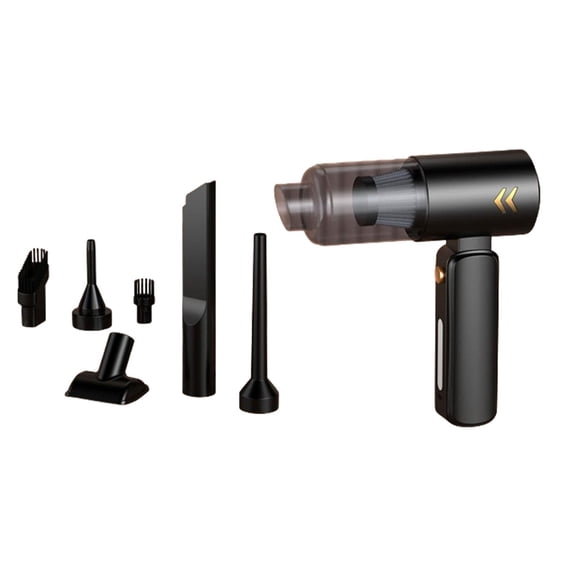 Esquirla Car Handheld Vacuum Cleaner Cordless Cleaner, Lightweight Multipurpose Hand Vacuum Air Duster for Car Keyboard Office Pillows Black Golden