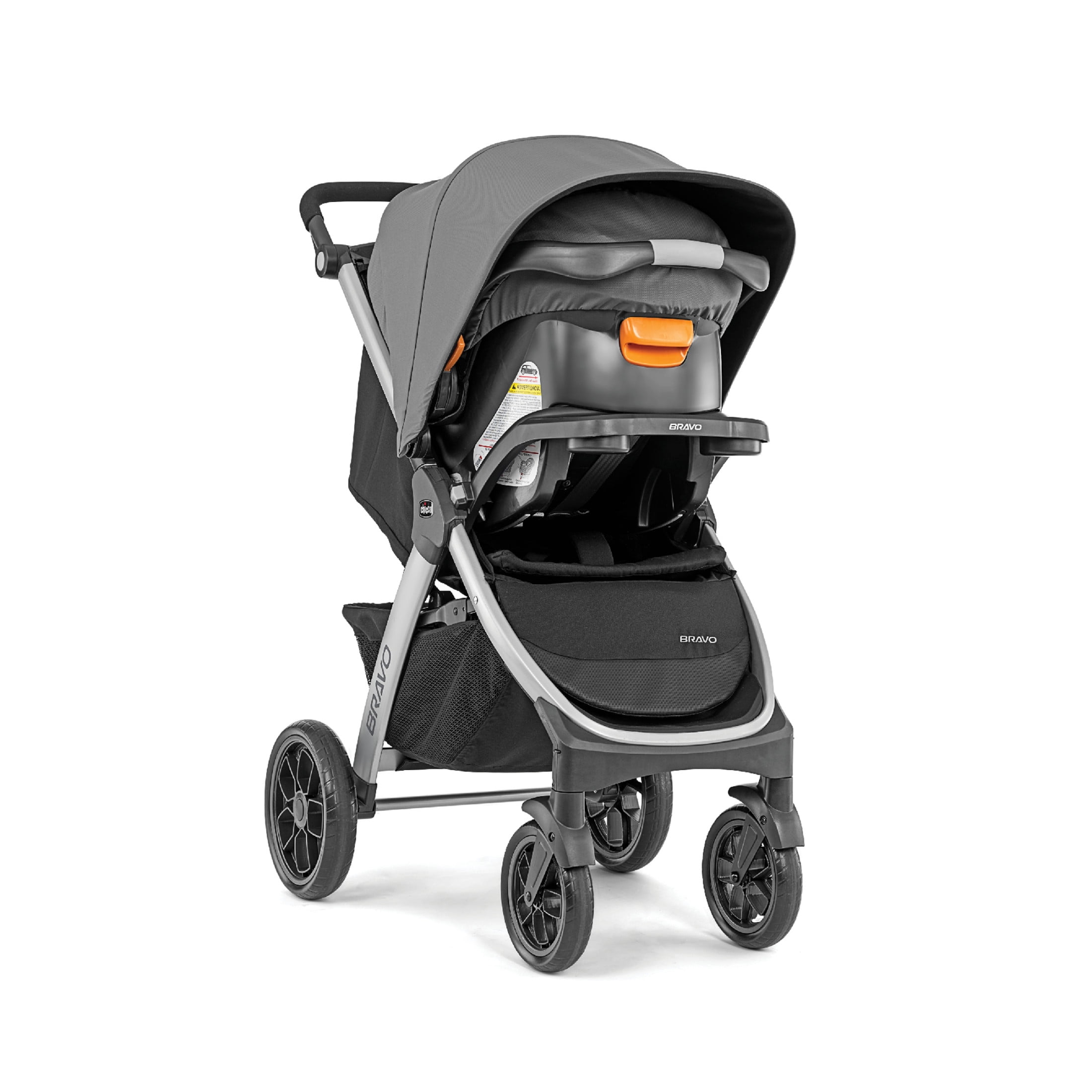 Chicco Bravo Trio Travel System Stroller with KeyFit 30 Infant Car Seat Brooklyn Navy New Walmart