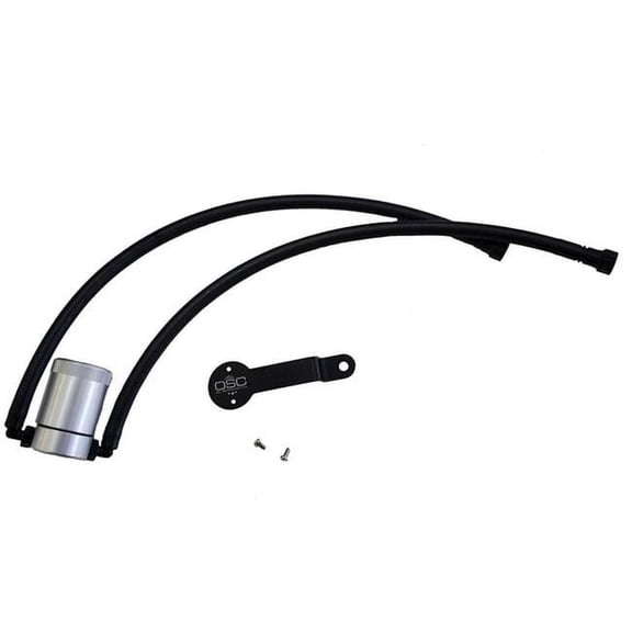 JL 14-18 Chevy/GM Truck/SUV 5.3L V8 Driver Side Oil Separator 3.0 - Clear Anodized - 3085D-C