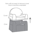 thumbnail image 4 of P'kolino Little Reader Chair - Grey with white piping, 4 of 60