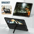 thumbnail image 5 of Decase Case for Samsung Galaxy Z Fold 4 Case 5G with S Pen Holder, Full-Body Protective Hidden Stand Case Built-in Screen Protector & Kickstand for Samsung Z Fold 4, Black, 5 of 8