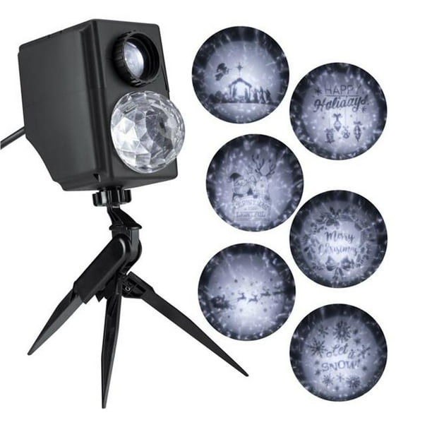 Gemmy 9439480 LED Kaleidoscope Silhouette Light Show Projector