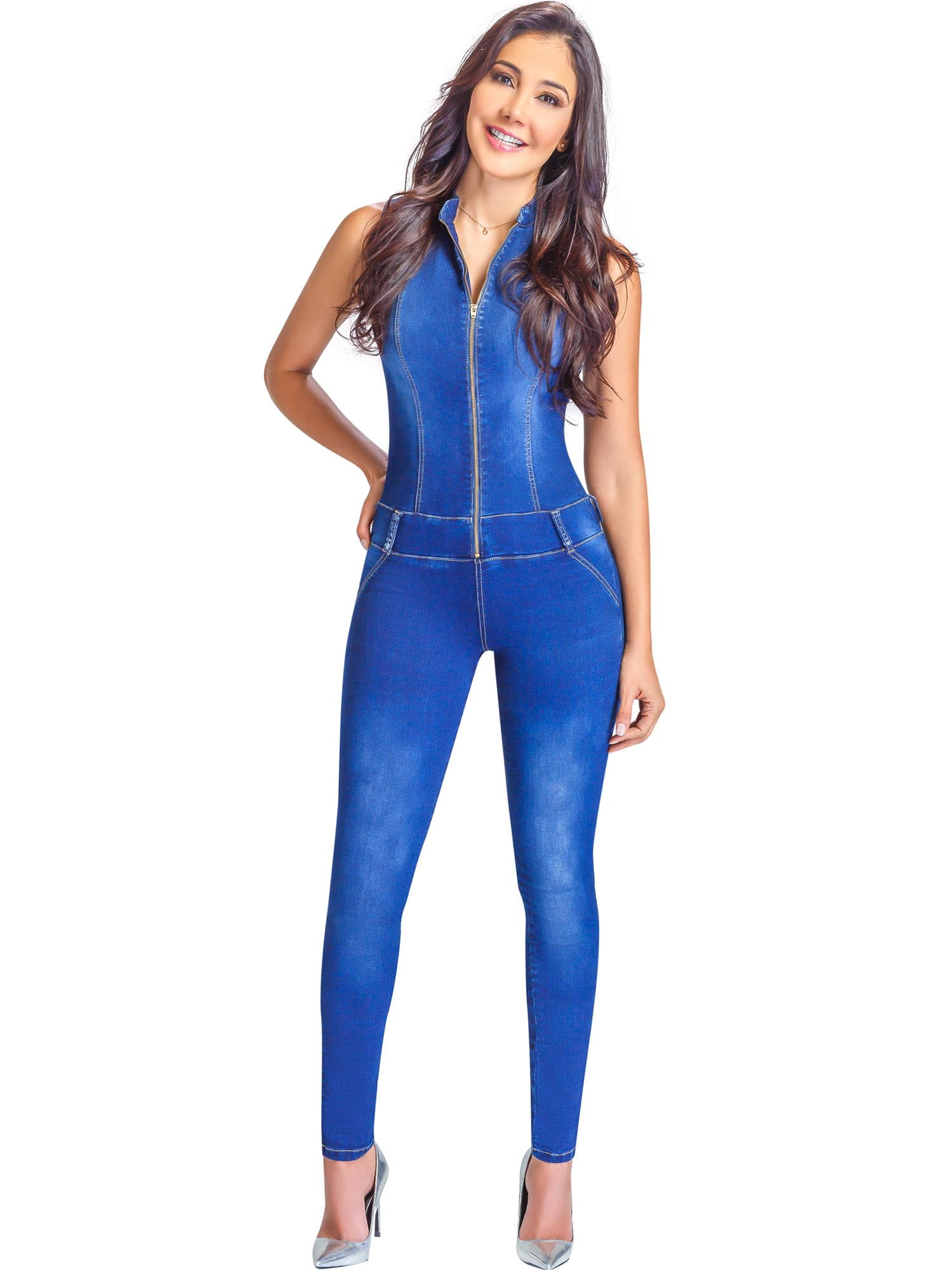 walmart blue jumpsuit
