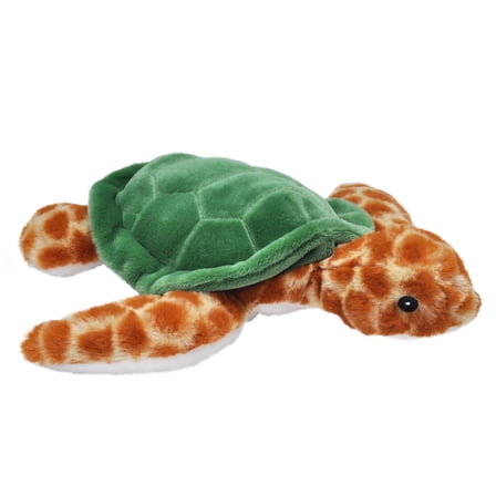 Wild Republic EcoKins Sea Turtle Stuffed Animal 12 inch, Eco Friendly Gifts for Kids, Plush Toy, Handcrafted Using 16 Recycled Plastic Water Bottles