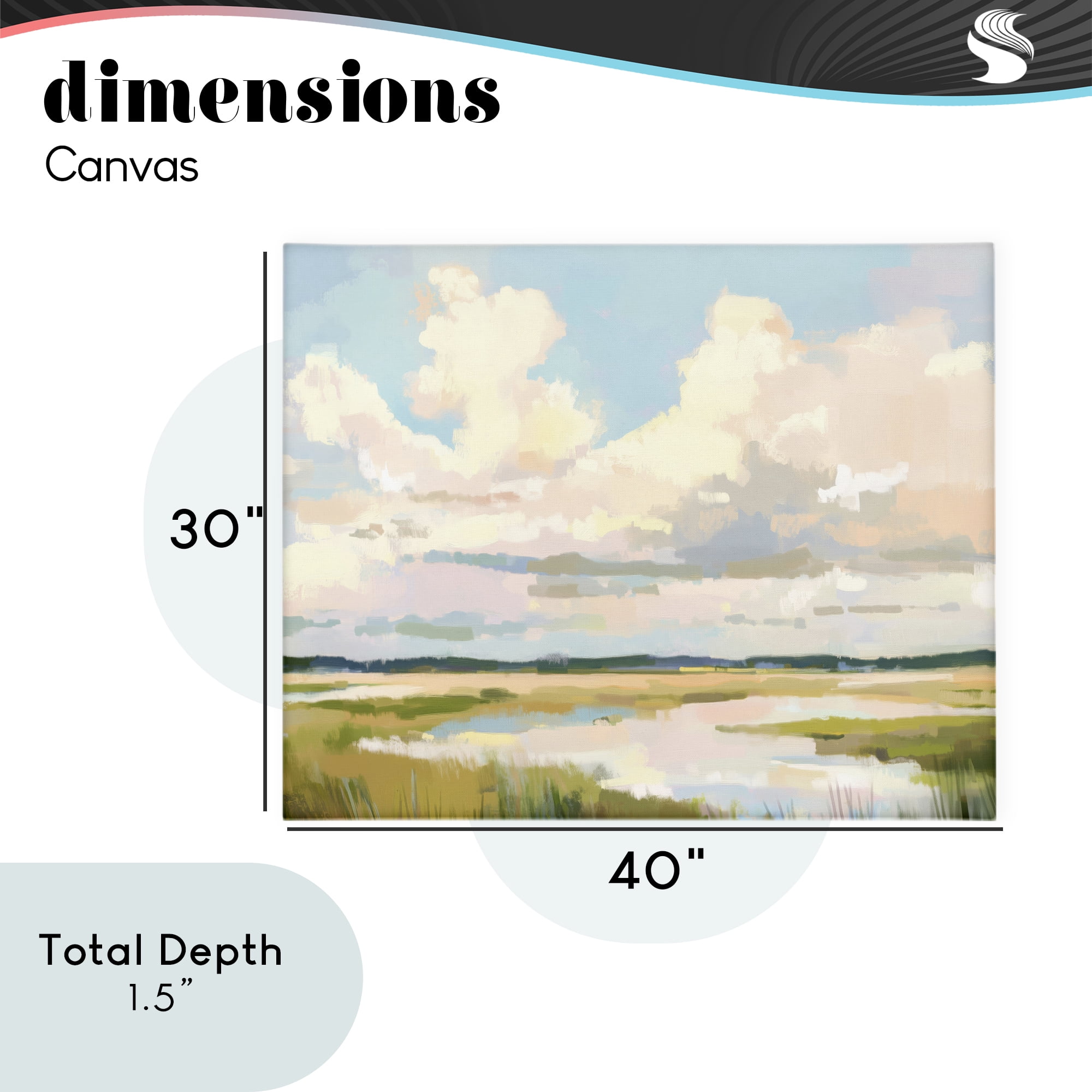 Stupell Industries Lowcountry Marsh at Dawn Canvas Wall Art, design by LSR Design Studio
