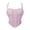 Pink, variant on Xijirk Women Corset Waist Cincher Neck Wrap Design Front Ruched Detail Overbust Cut Back Adjustable Fit Slim Torso Fit Night Out,RD2,S
