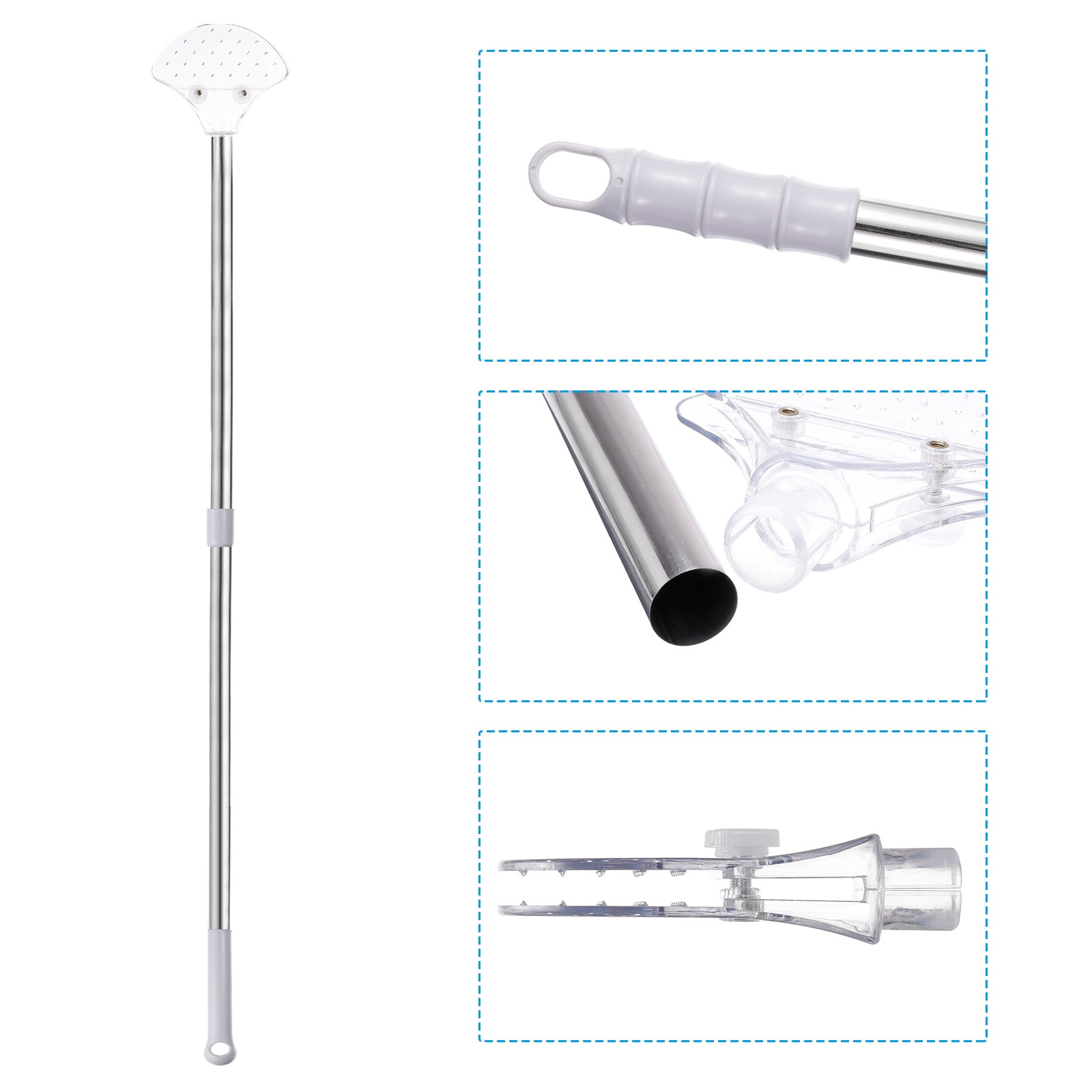 Uxcell 33" Handheld Adjustable Sign Holder Airport Pick Up Poster Holder Tour Guide Sign Holder Fan-Shaped Metal