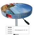 thumbnail image 4 of KLL Lighthous Round Bar Chair Cushion Cover 13 inch ,Bar Stool Protector with Elastic, Soft Washable, 4 of 6