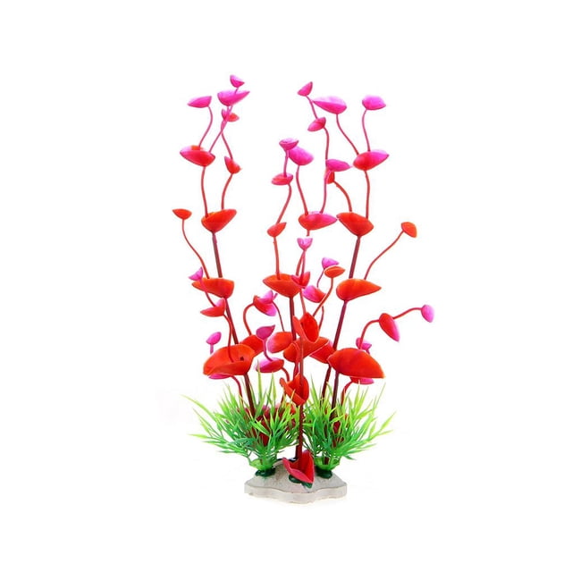 Artificial Aquarium Fish Tank Green Plastic for Fish Plants Decoration Ornament