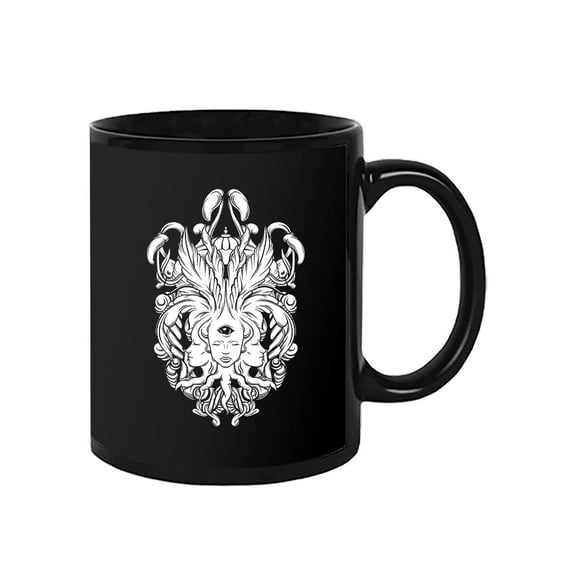 Fortune Teller With Three Heads Mug  -Image by Shutterstock,