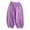 Purple, variant on AJTQTH Toddler Kids Joggers Cotton Linen Solid Color Harem Sweatpants Elastic Waistband Summer Casual Breathable Lightweight Pants Beige 7-8 Years