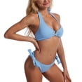 thumbnail image 3 of Bikini con tiras para atar,Bikini de mujer de dos piezas con espalda de belleza Bikini de mujer Bikini de mujer Valor excepcional, 3 of 6