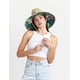 thumbnail image 4 of Sombrero de Paja para Hombres y Mujeres | Sombrero de salvavidas, sombrero de playa y sombrero de sol | Ala ancha UPF 50+ para protección solar | Talla única | Cicuta, 4 of 5