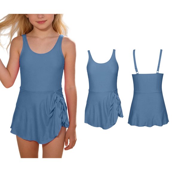 Swimsuits Girls Adjustable Straps Swimsuits Girls Swimsuit Dress Swimsuits for Girls 13-14 Years