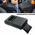 thumbnail image 4 of Car Armrest Center Console Boxes PU Leather Cup Holder Storage Bra NEW χм, 4 of 9