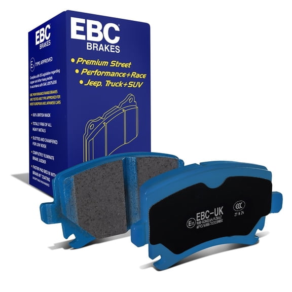 EBC Brakes Bluestuff NDX Trackday Brake Pad Set Fits select: 2005-2007,2009-2018 VOLKSWAGEN JETTA