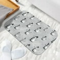 thumbnail image 6 of 1pc Snowmen Pattern Absorbent Non-Slip Bathroom Thickened Flannel Rug Decor,Soft,Quick Drying,Suitable For Indoor/outdoor Use,Bathrooms,Bedrooms,Kitchens,Terrace,Laundry Rooms,16"x24", 6 of 9