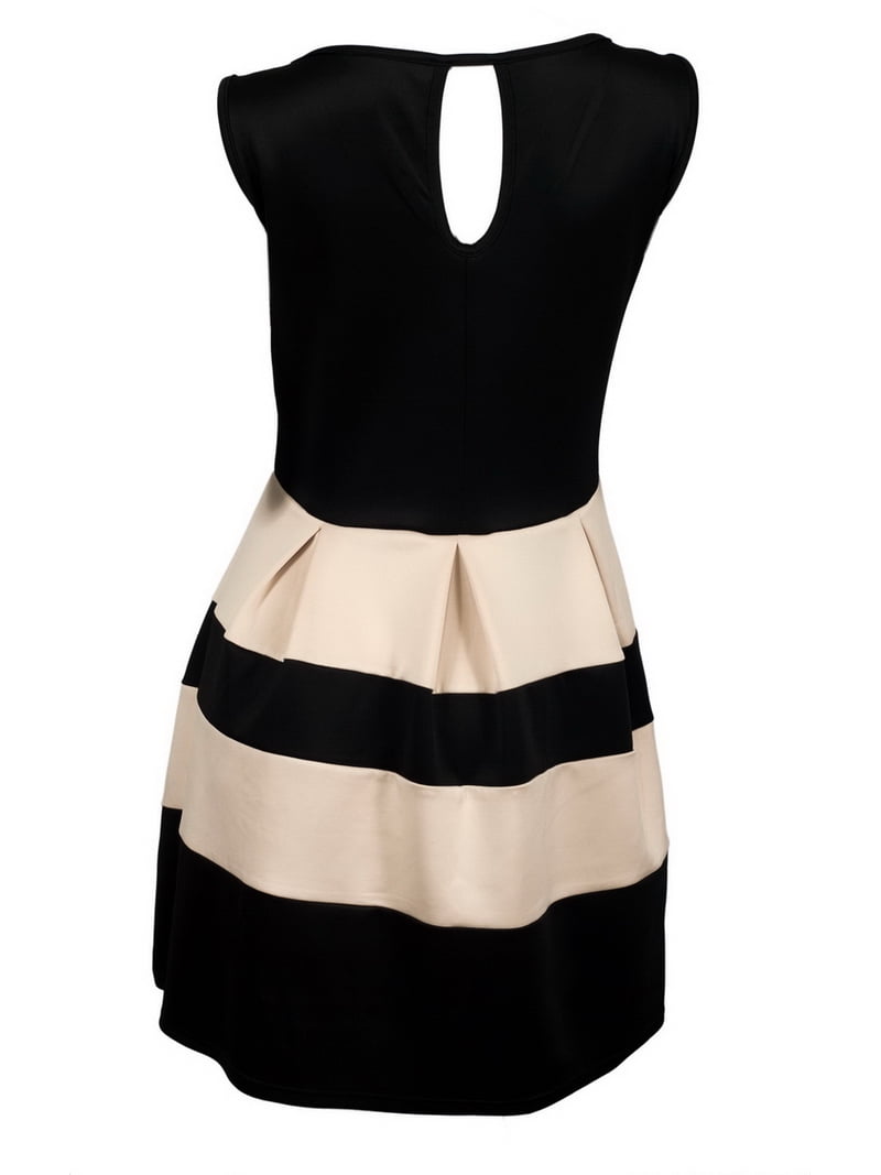 plus size mini flare dress Plus Size - Mini Rayon Slub Fit Lace-Up Back Fit n' Flare Dress