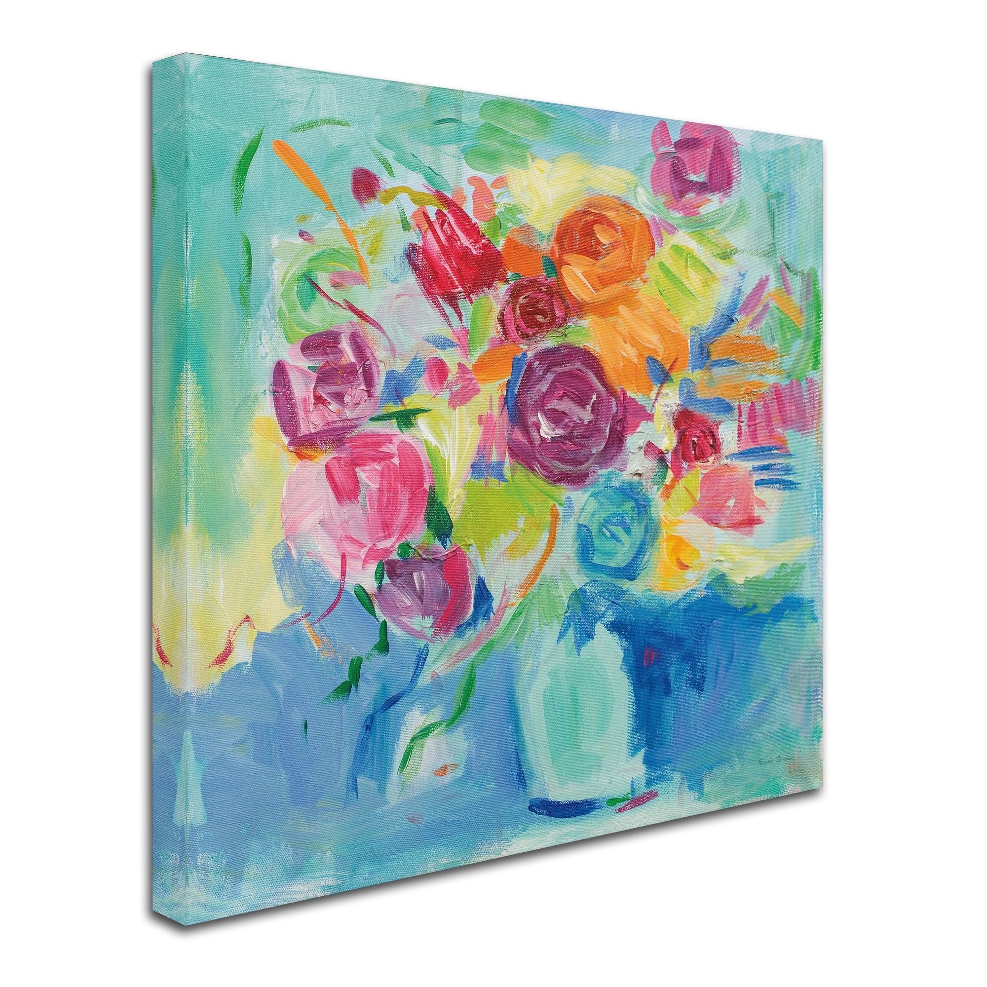 Trademark Fine Art 'Matisse Florals' Canvas Art by Farida Zaman