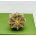 thumbnail image 4 of 4 Ct Round Cut Lab Created Diamond Men's King Crown Ring 14k Yellow Gold Plated Silver, 4 of 5