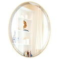 thumbnail image 5 of OVALCREST - Singapore Framed Floating Oval Mirror - Gold Leaf - 12 5/8" x 16 5/8", 5 of 8