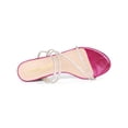 thumbnail image 4 of BLISSFUL STEP Women Rhines Block Heel Slide Sandals Hot Pink 9, 4 of 8