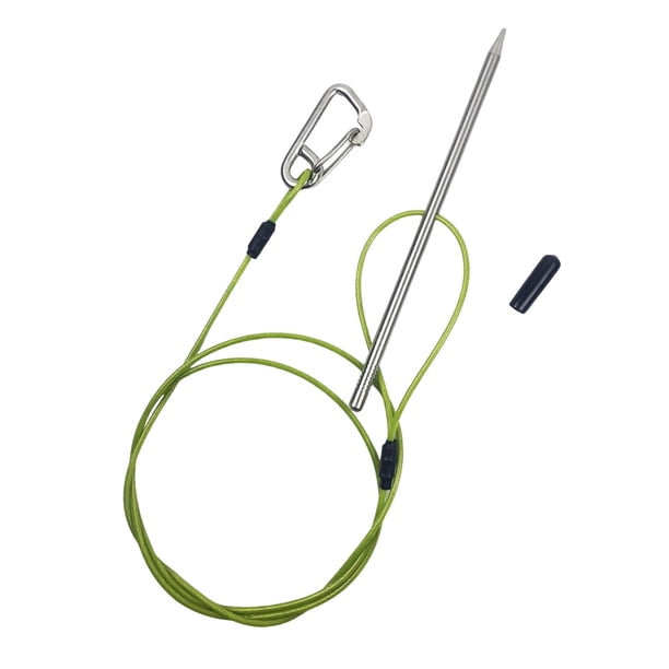 Clip para encordar peces para pesca submarina, resistente, multifunción, profesional, resistente Longitud de la cuerda 120 cm