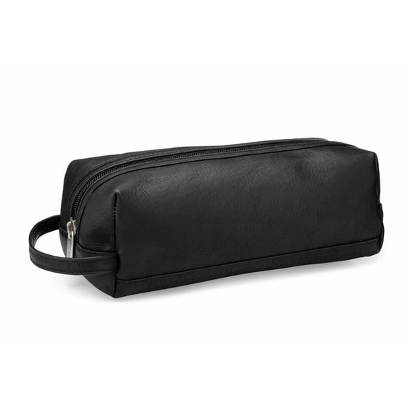 Le Donne Leather Jet Set Toiletry Bag Premium Full-Grain Colombian Leather Unisex Toiletry Bag