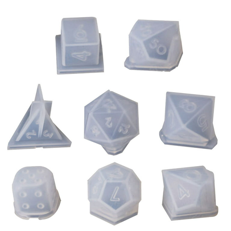 7 Shapes Dice Fillet Square Triangle Dice Mold Dice Digital Game