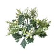 thumbnail image 3 of Anillos de velas Guirnalda Verde Candelabros Guirnaldas Decoración floral Centro de mesa rústico decorativo para Pascua, Fiesta, Boda, Adornos blanco Macarena Coronas De Anillos De Velas, 3 of 8
