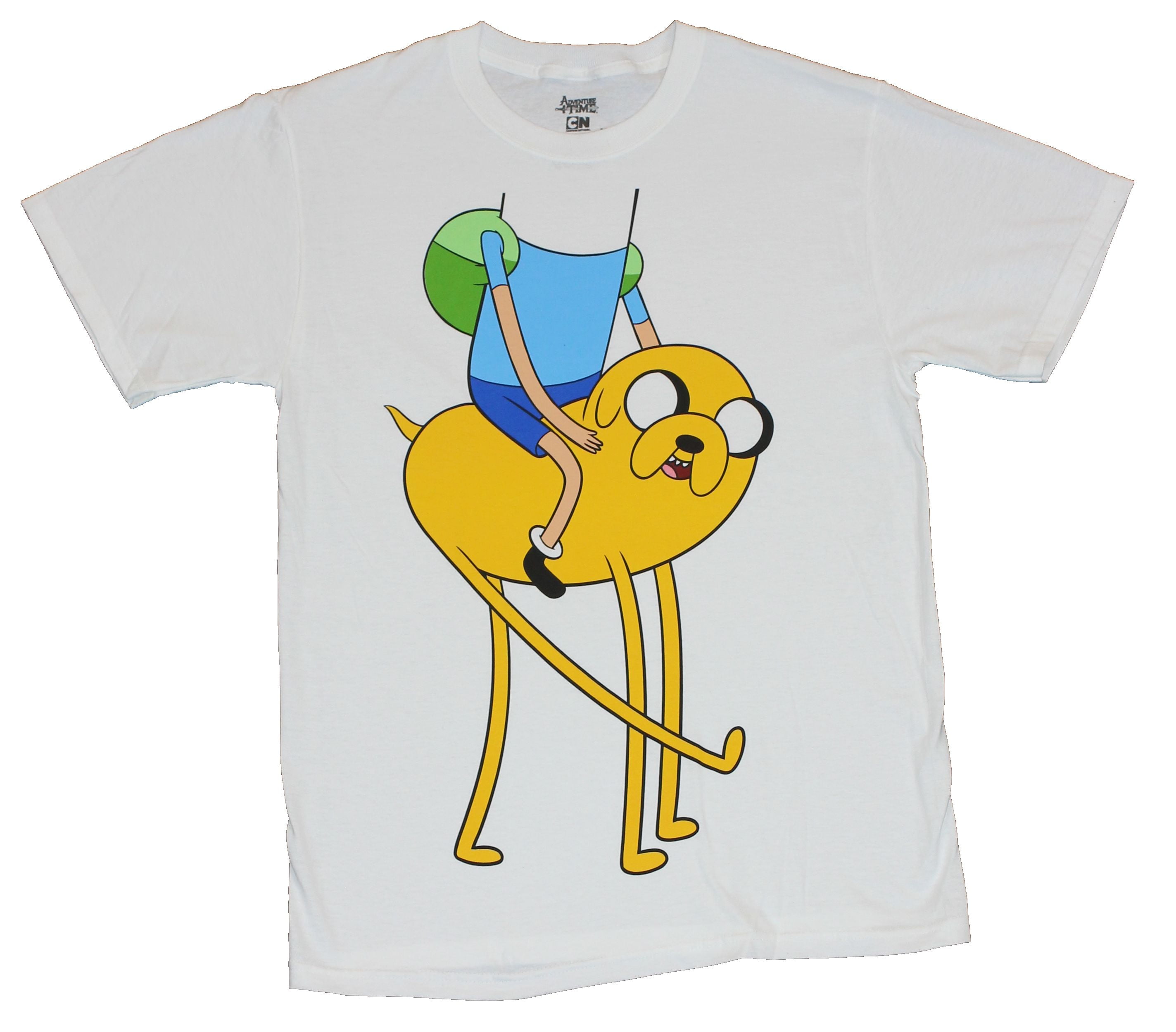 Adventure Time Finn So Math Blue T-Shirt XL 